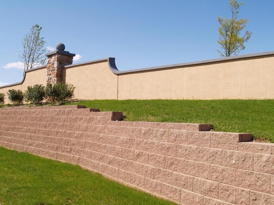 a nice looking retaining wall